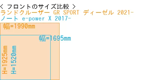 #ランドクルーザー GR SPORT ディーゼル 2021- + ノート e-power X 2017-